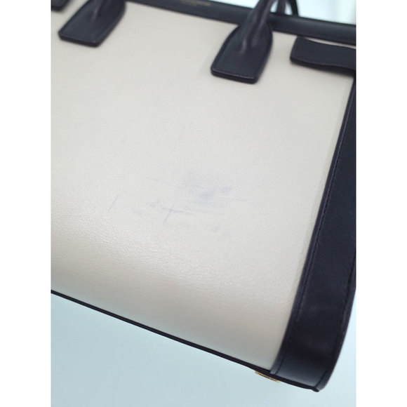 Saint Laurent Paris Sac de Jour Baby Black Ivory - Picture 4 of 9